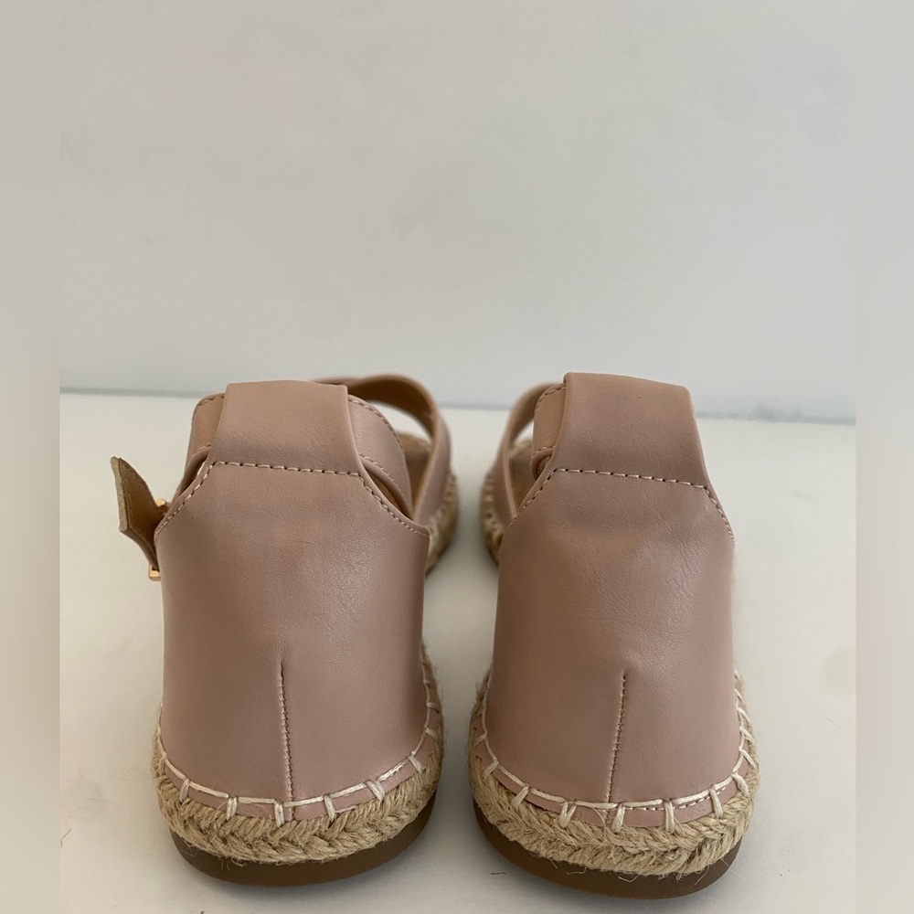 Journee Collection Womens Blush Pink Espadrille Sandals Size 9M Summer Beach - Picture 8 of 12